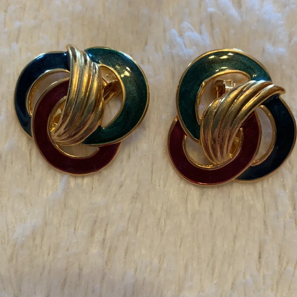 Vintage shoe clips- 2 pair